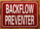 NYC BACKFLOW PREVENTER SIGN
