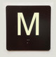 FD ELEVATOR FLOOR NUMBER THE LEXINGTON AVE LINE (M-MEZZANINE FLOOR) SIGN