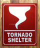 FD TORNADO SHELTER SIGN