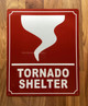 HPD TORNADO SHELTER SIGN