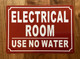 NYC ELECTRICAL ROOM SIGN