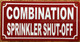 HPD COMBINATION SPRINKLER SHUT-OFF SIGN
