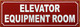 HPD ELEVATOR EQUIPMENT ROOM SIGN