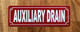 AUXILIARY DRAIN COMPLIANCE SIGN