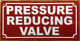 HPD PRESSURE REDUCING VALVE SIGN