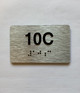 Apartment Number unit 10C Ada Sign