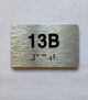Apartment Number unit 13B Hpd Sign
