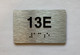 Apartment Number Unit 13E Hpd Sign