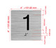 Elevator Floor Number / Elevator Jamb Plate 1 Hpd Sign