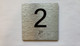 Elevator Floor Number / Elevator Jamb Plate 2 Safety Sign