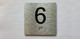 Elevator Floor Number / Elevator Jamb Plate 6 Safety Sign