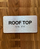 Rooftop Sign with Raised Letters & Grade 2 Compliance Sign