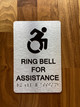 Ring Bell For Assistance Hpd Sign