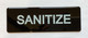 SANITIZE Restaurant Hpd Sign
