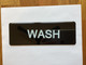 WASH Restaurant Nyc Sign