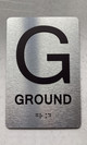 FLOOR G- GROUND Safety Sign
