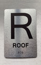 FLOOR R ROOF Safety Sign
