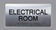 ELECTRICAL ROOM Safety Sign