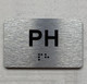APT# PH SILVER Braille Sign