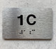 APT# 1C SILVER Compliance Sign