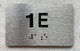 APT# 1E SILVER Compliance Sign