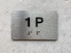 APT# 1P SILVER Safety Sign