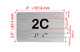 APT# 2C SILVER Hpd Sign