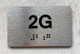 APT# 2G SILVER Compliance Sign