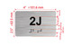 APT# 2J SILVER Hpd Sign
