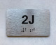 APT# 2J SILVER Compliance Sign