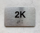 APT# 2K SILVER Safety Sign