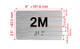 APT# 2M SILVER Hpd Sign