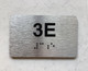 APT# 3E SILVER Compliance Sign