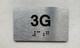 APT# 3G SILVER Safety Sign