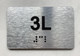 APT# 3L SILVER Ada Sign