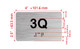 APT# 3O SILVER Hpd Sign