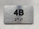 APT# 4B SILVER Compliance Sign