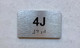 APT# 4J SILVER Compliance Sign