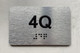 APT# 4Q SILVER Safety Sign