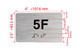 APT# 5F SILVER Hpd Sign