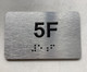 APT# 5F SILVER Compliance Sign