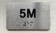 APT# 5M SILVER Ada Sign