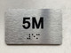 APT# 5M SILVER Compliance Sign
