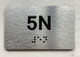 APT# 5N SILVER Ada Sign