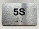 APT# 5S SILVER Compliance Sign