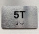 APT# 5T SILVER Ada Sign