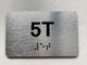 APT# 5T SILVER Compliance Sign