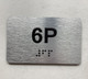 APT# 6P SILVER Compliance Sign