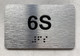 APT# 6S SILVER Ada Sign