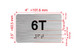 APT# 6T SILVER Hpd Sign